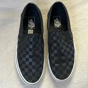 Vans Classic Slip-On Checkerboard Shoe W11/ M9.5